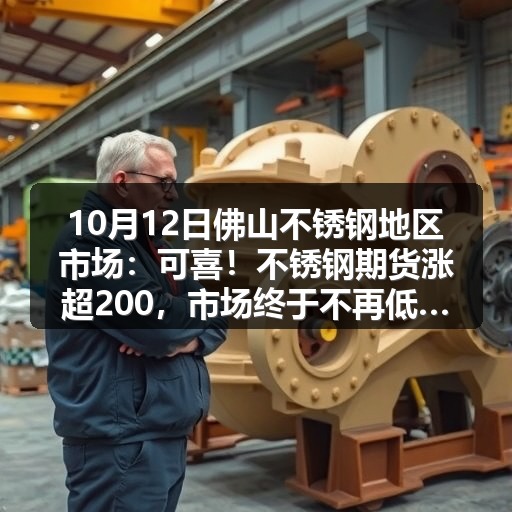 10月12日佛山不锈钢地区市场：可喜！不锈钢期货涨超200，市场终于不再低沉！